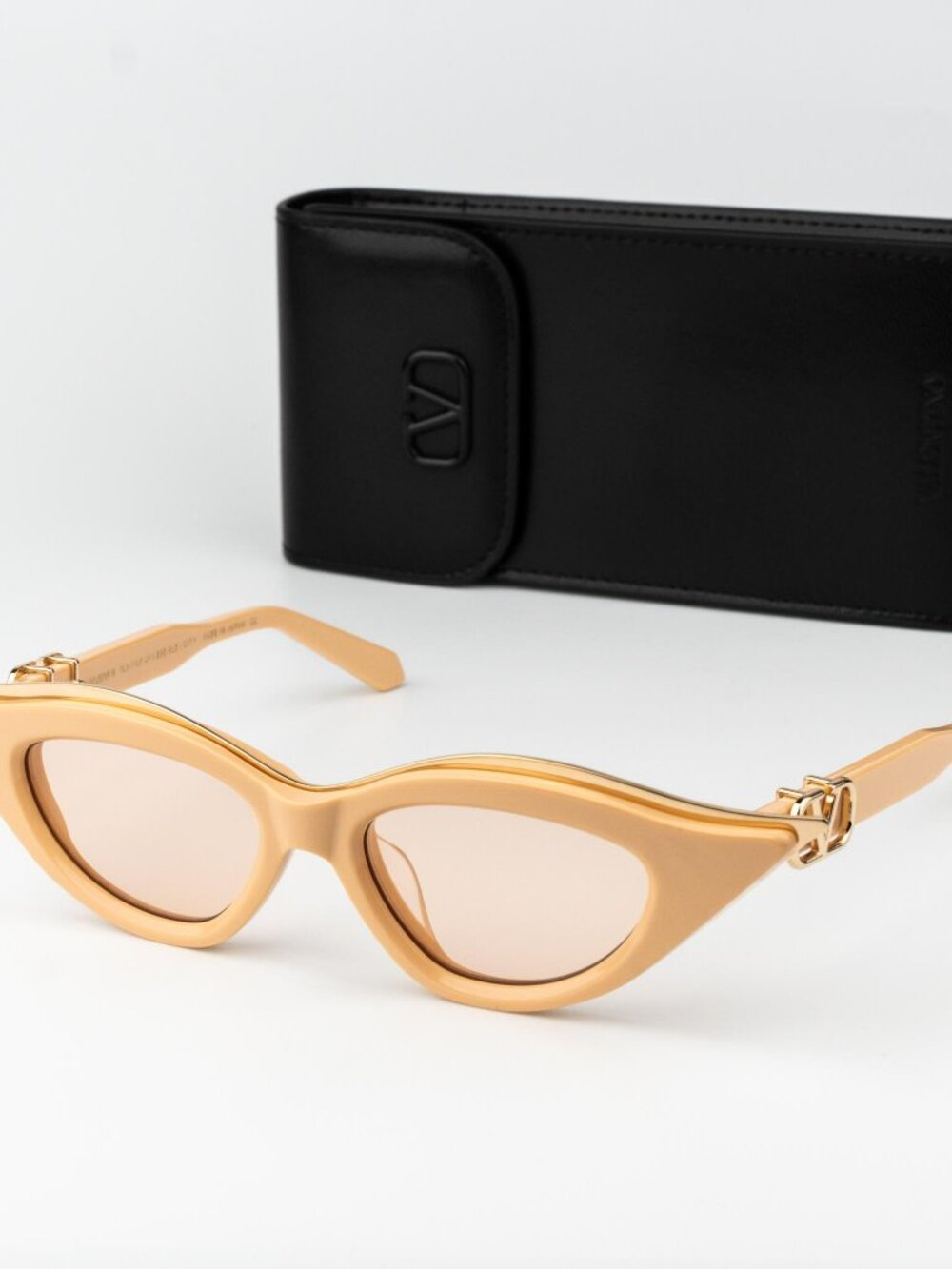 Valentino Women Sunglasses Beige Gold Nude Cat Eye V - GOLDCUT - II VLS-114C-49